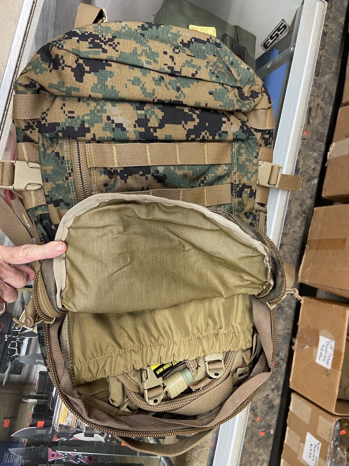 USMC ILBE GEN 2 MAIN PACK WITH ASSAULT PACK and HYDRATION BLADDER-NEW!